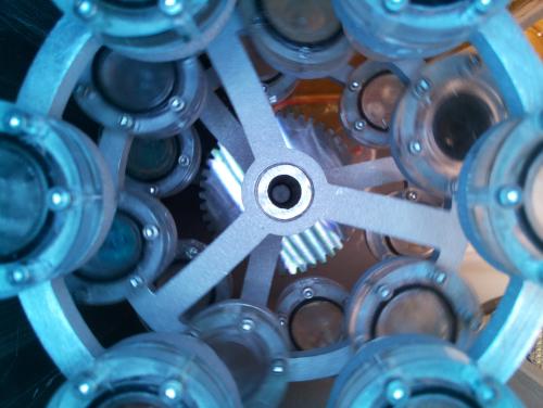 Sojourner2020, image from sculpture onboard the ISS; credit, Xin Liu, MIT Media Lab Space Exploration Initiative