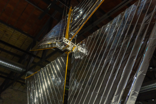 TX-2:MOONSHADOW spacecraft detail as part of : REWILD at MAXXI; photo credit: Adriana Knouf