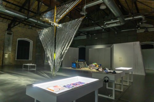 TX-2:MOONSHADOW full installation view as part of : REWILD at MAXXI; photo credit: Adriana Knouf