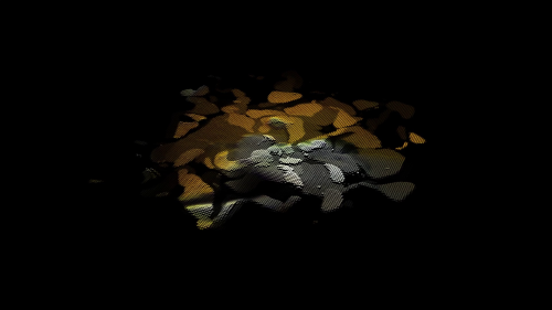 Still from video projected during the performance