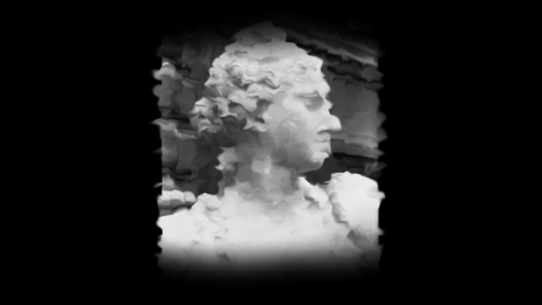 Still from video projected during the performance